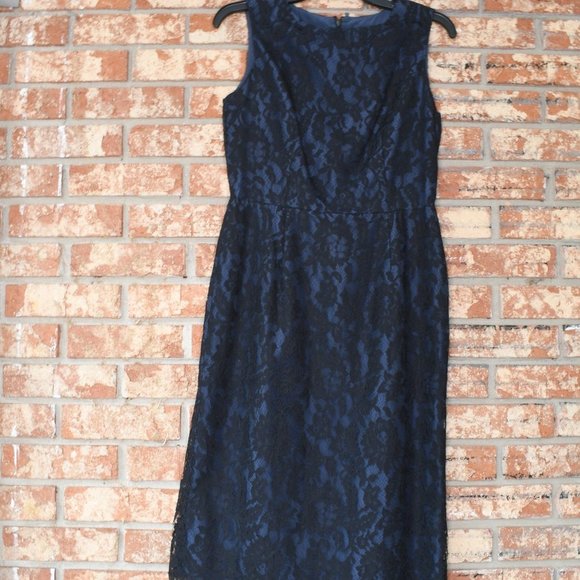 𝅺BROOKS Brothers Silk/Lace Dress - Picture 2 of 5